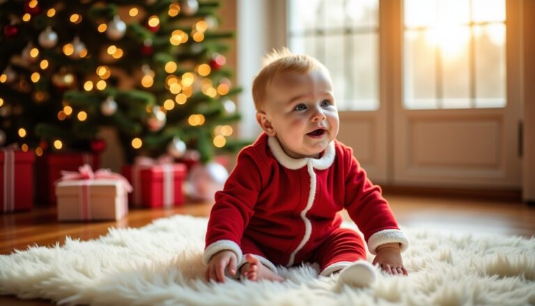 Top 15 des idées créatives pour des photos de Noël inoubliables avec votre bébé
